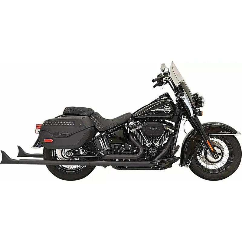 Bassani Fishtail True Dual Auspuffanlage für Harley