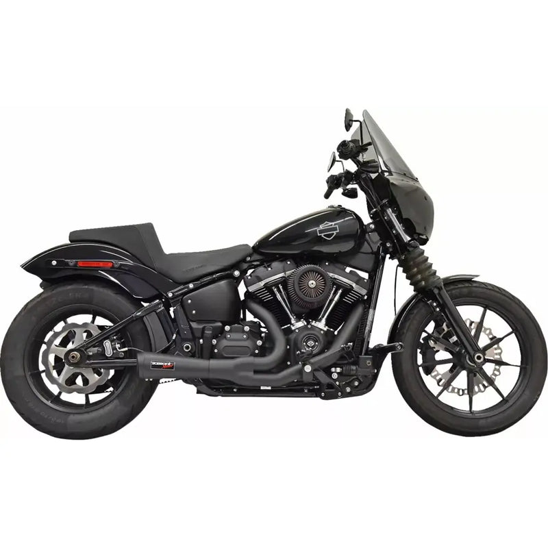 Bassani The Ripper Short 2-into-1 Katalysator Auspuffanlage für Harley