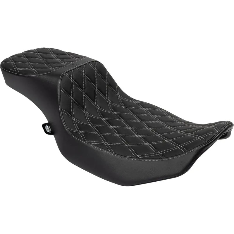 Drag Specialties Performance Predator 2-Up Extended Reach Sitzbank für Harley