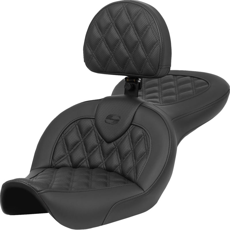 Saddlemen Roadsofa Lattice Stitch Sitz für Harley