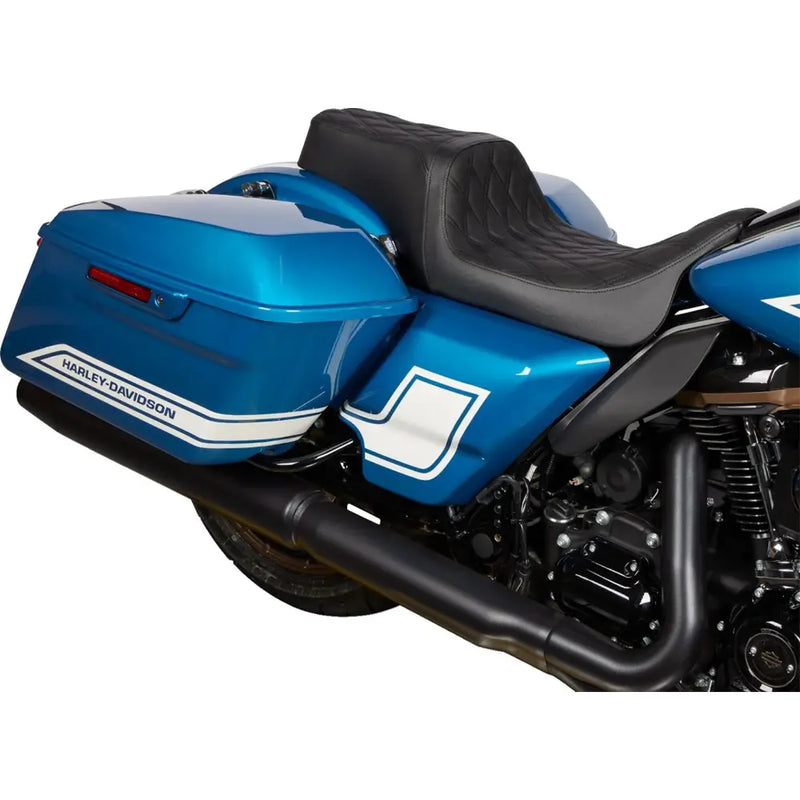 Drag Specialties Performance Predator 1-Up-Sitz für Harley