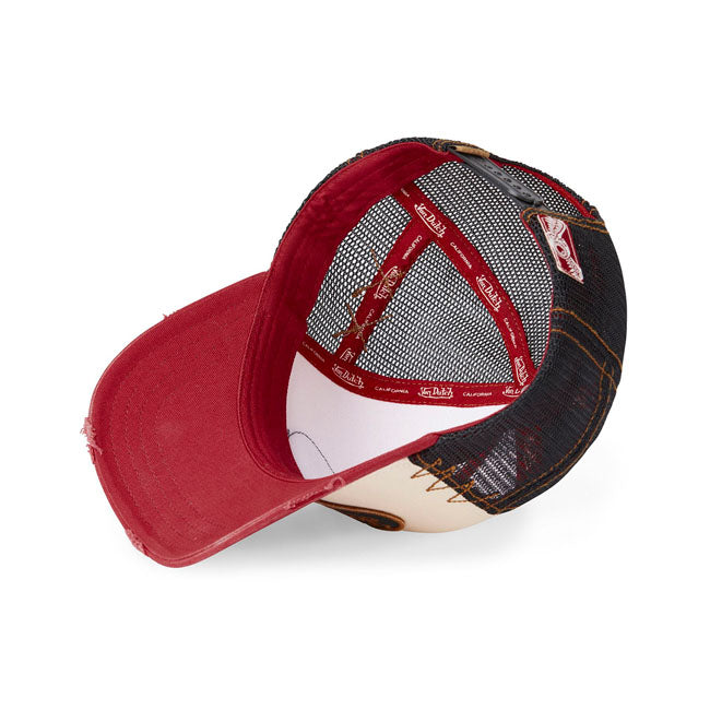 Von Dutch Kappe mit verunstaltetem Logo