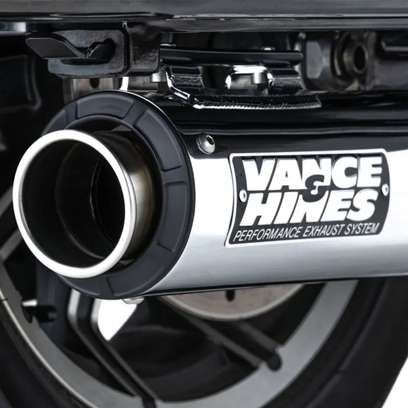 Vance & Hines Supersport 400 Chrom Slip-On Schalldämpfer für Harley