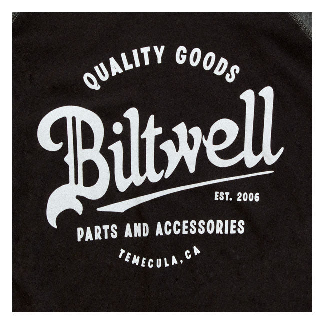 Biltwell Script Baseball-Langarmshirt Damen
