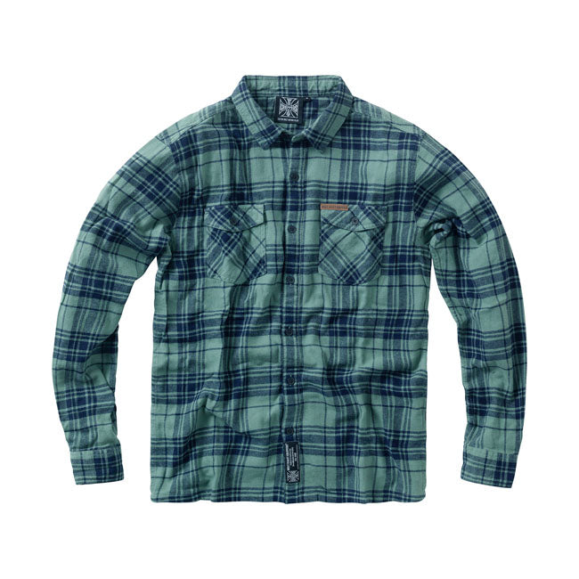 West Coast Choppers Steifes Flanellhemd