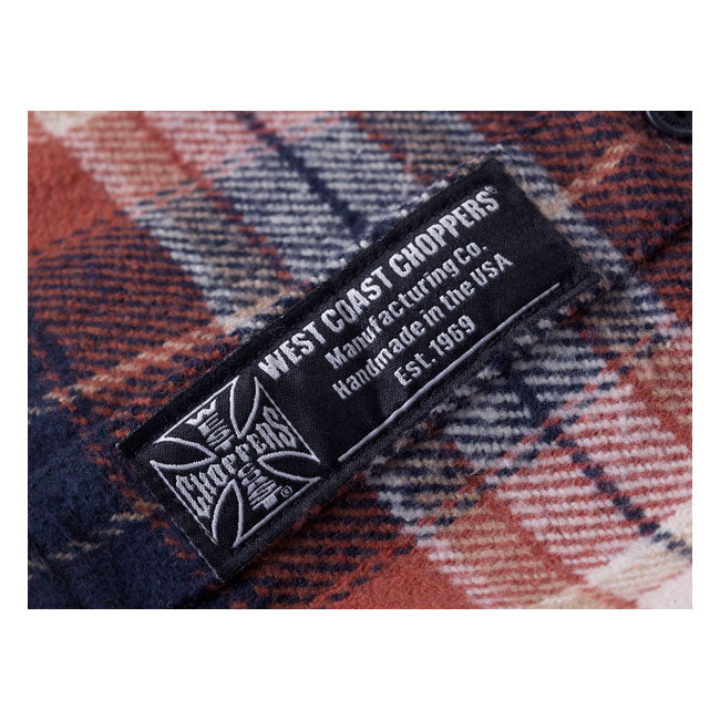 West Coast Choppers Steifes Flanellhemd