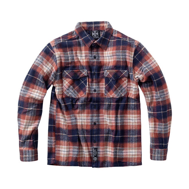 West Coast Choppers Steifes Flanellhemd