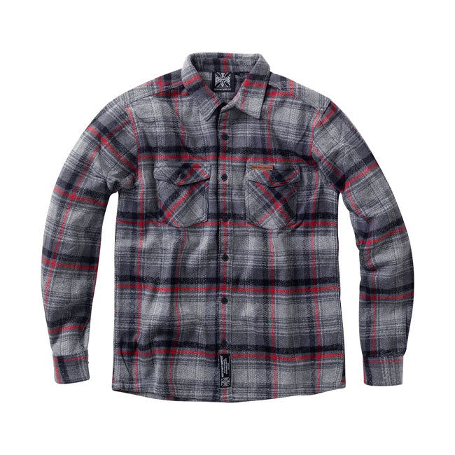 West Coast Choppers Steifes Flanellhemd