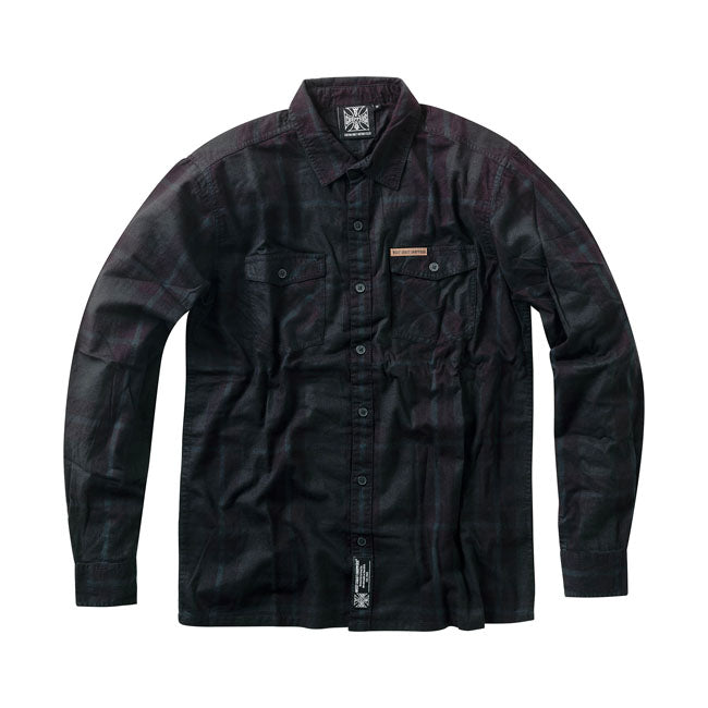 West Coast Choppers Steifes Flanellhemd