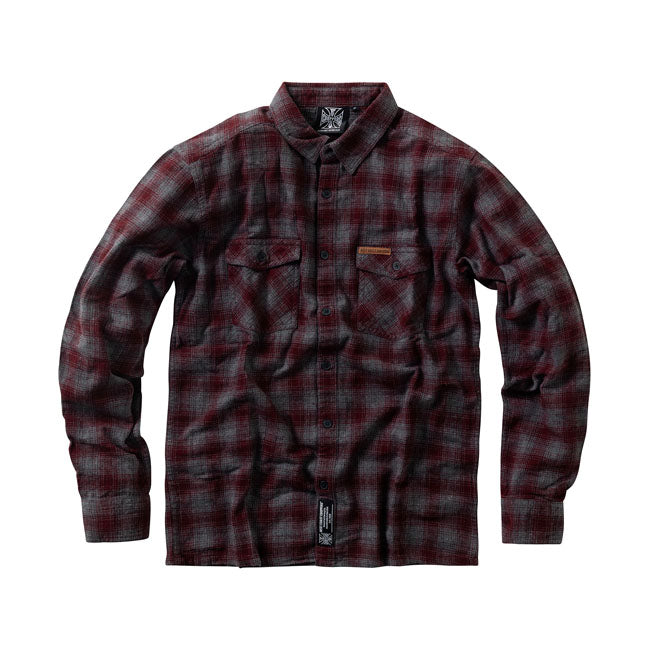 West Coast Choppers Steifes Flanellhemd