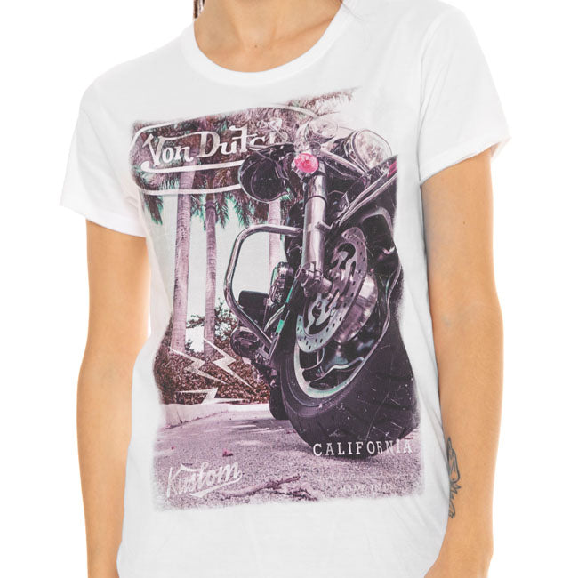 Von Dutch Moto T-Shirt Damen