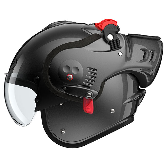 Rood Boxxer Alpha Flip-Up Motorradhelm