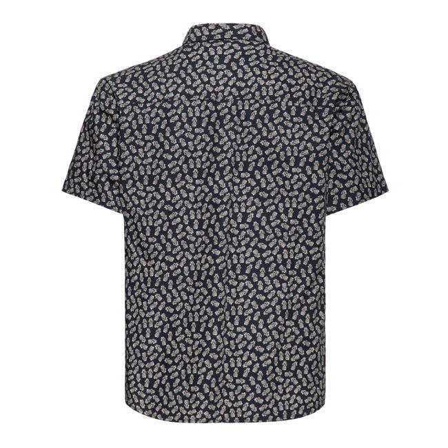 King Kerosin Ananas-Shirt mit kurzen Ärmeln
