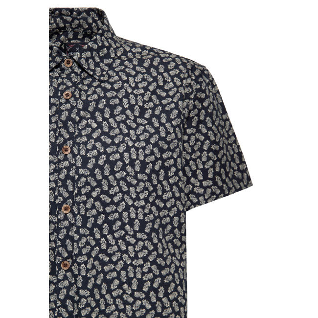 King Kerosin Ananas-Shirt mit kurzen Ärmeln