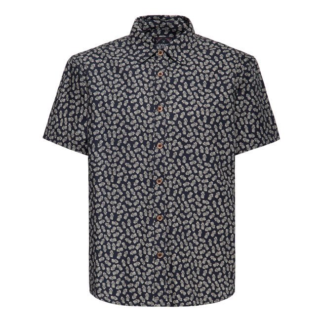 King Kerosin Ananas-Shirt mit kurzen Ärmeln
