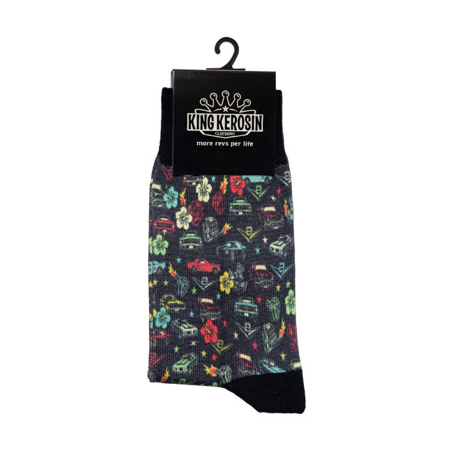 King Kerosin V8 Socken