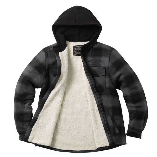 West Coast Choppers Hell Bent Flanelljacke