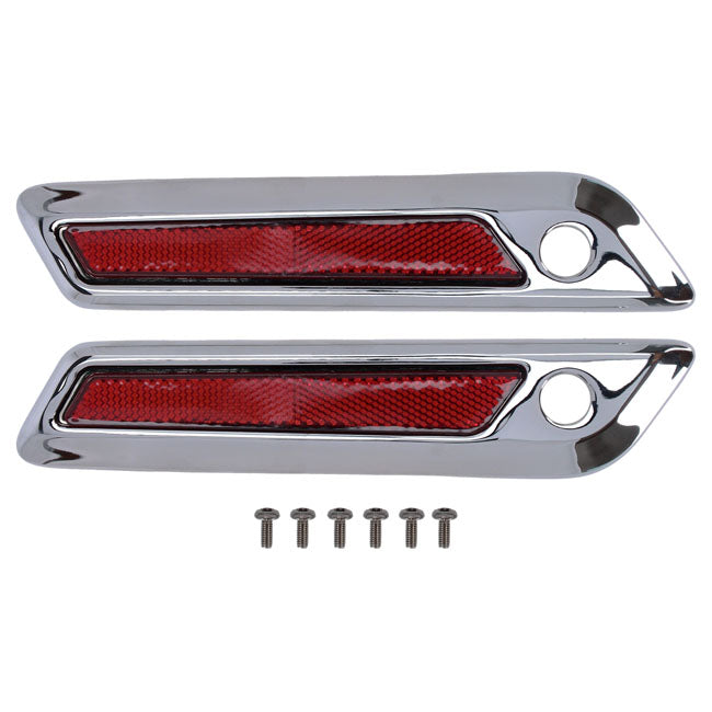 MCS OEM-Style-Satteltaschenverschlussabdeckungen für Harley