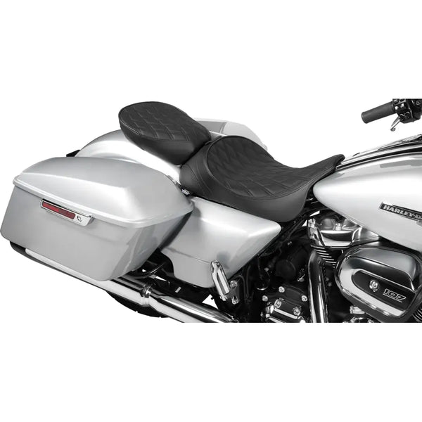 Drag Specialties EZ Glide II Solo-Beifahrersitz für Harley