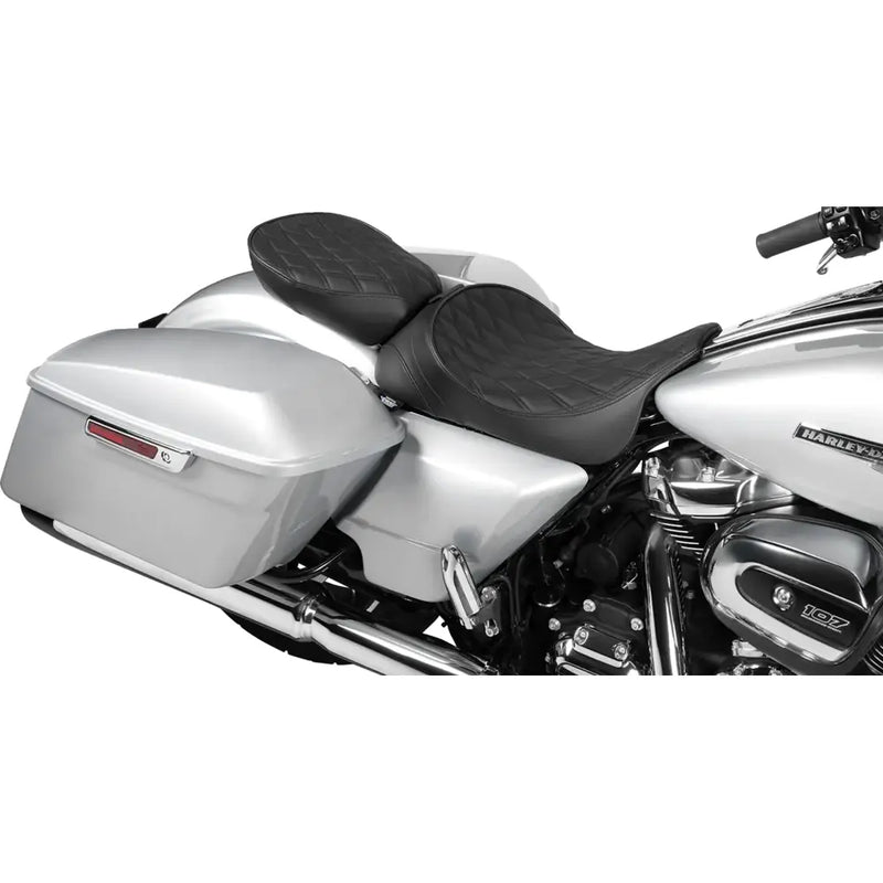 Drag Specialties EZ Glide II Solo-Beifahrersitz für Harley