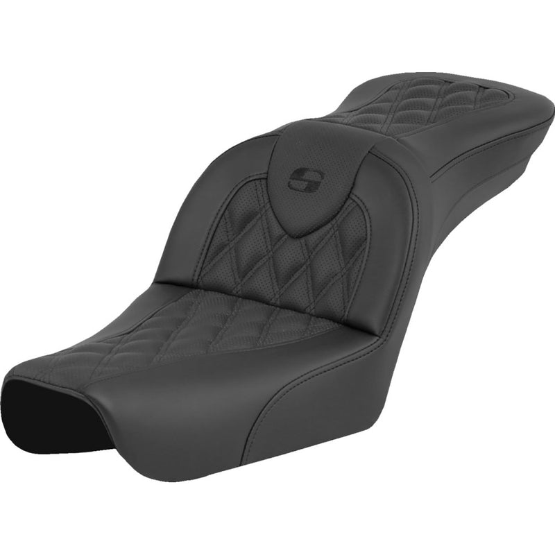 Saddlemen Roadsofa Lattice Stitch Sitz für Harley