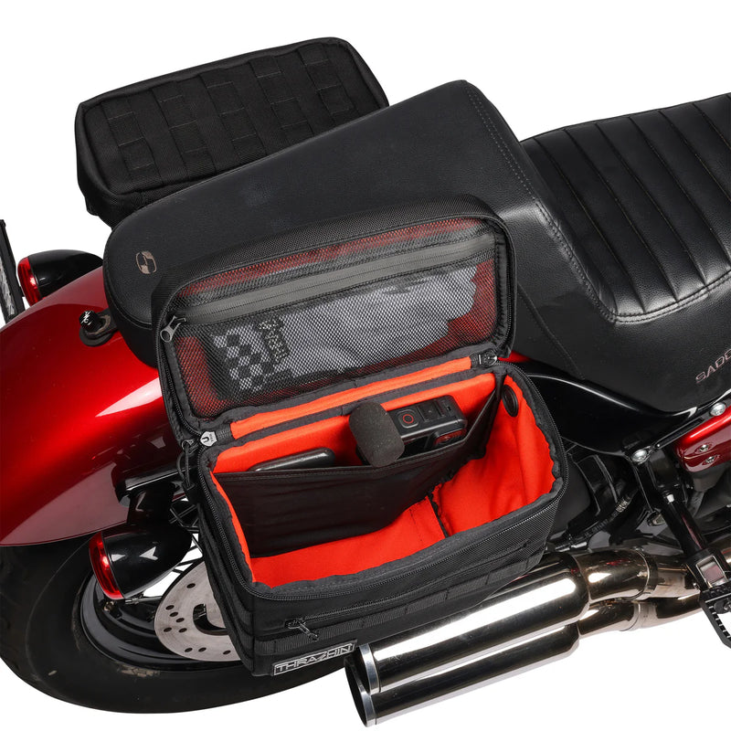 Thrashin Supply Essential 10L Überwurf-Motorrad-Satteltaschen-Set