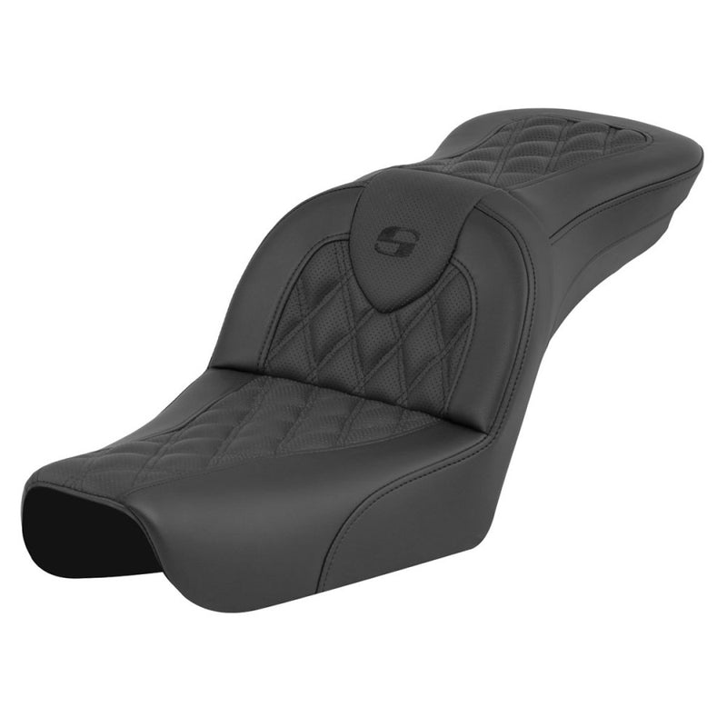 Saddlemen Roadsofa Lattice Stitch Sitz für Harley