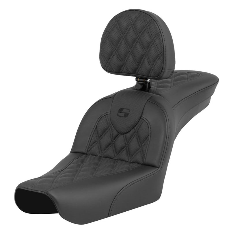 Saddlemen Roadsofa Lattice Stitch Sitz für Harley