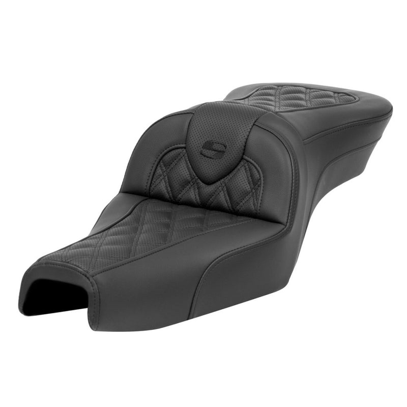 Saddlemen Roadsofa Lattice Stitch Sitz für Harley