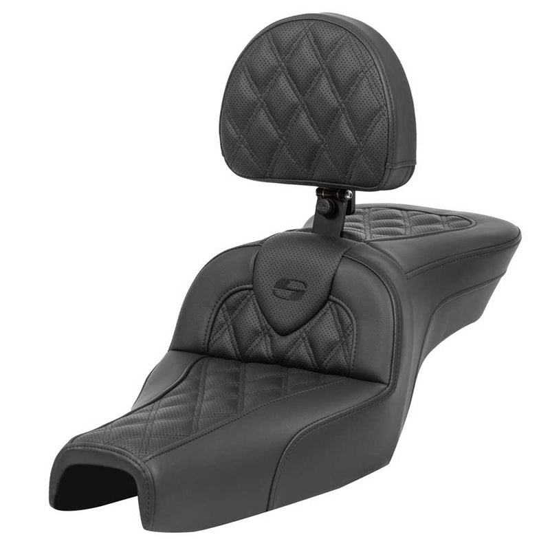 Saddlemen Roadsofa Lattice Stitch Sitz für Harley
