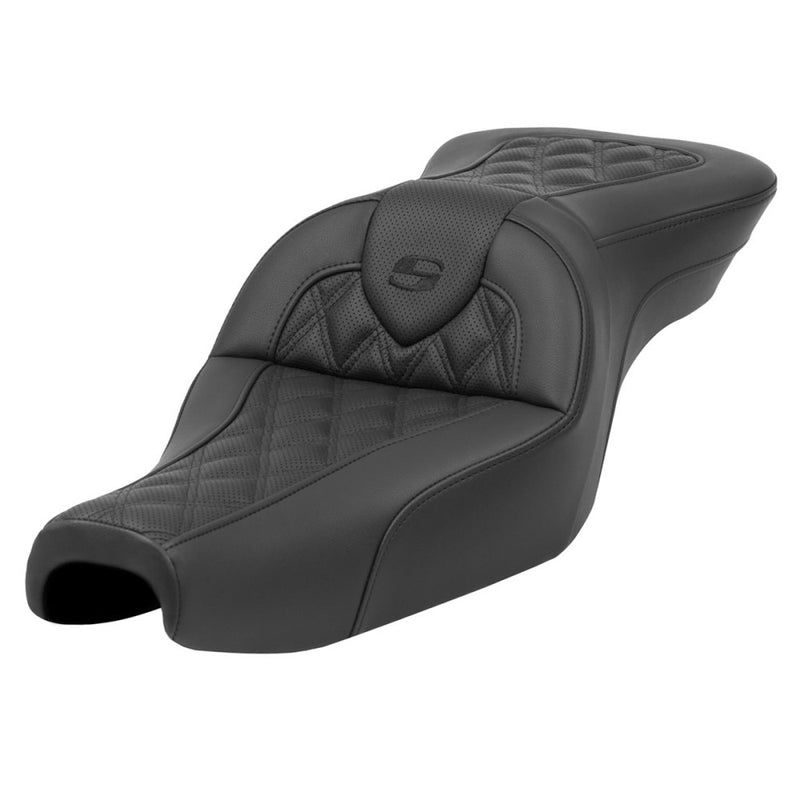 Saddlemen Roadsofa Lattice Stitch Sitz für Harley