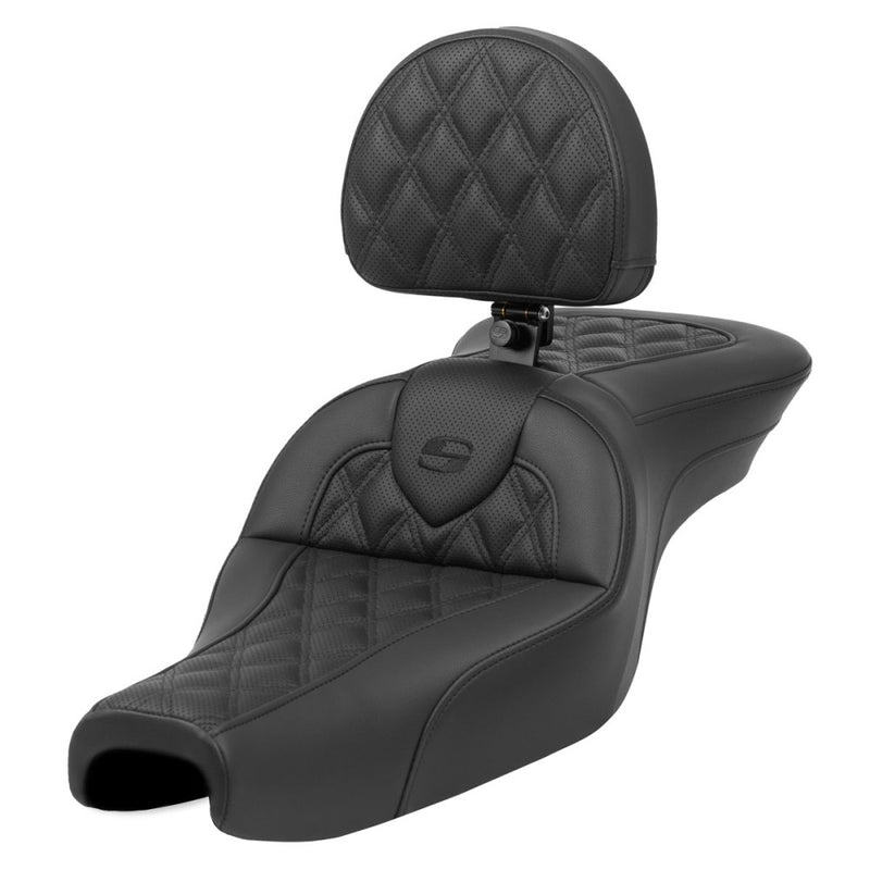 Saddlemen Roadsofa Lattice Stitch Sitz für Harley