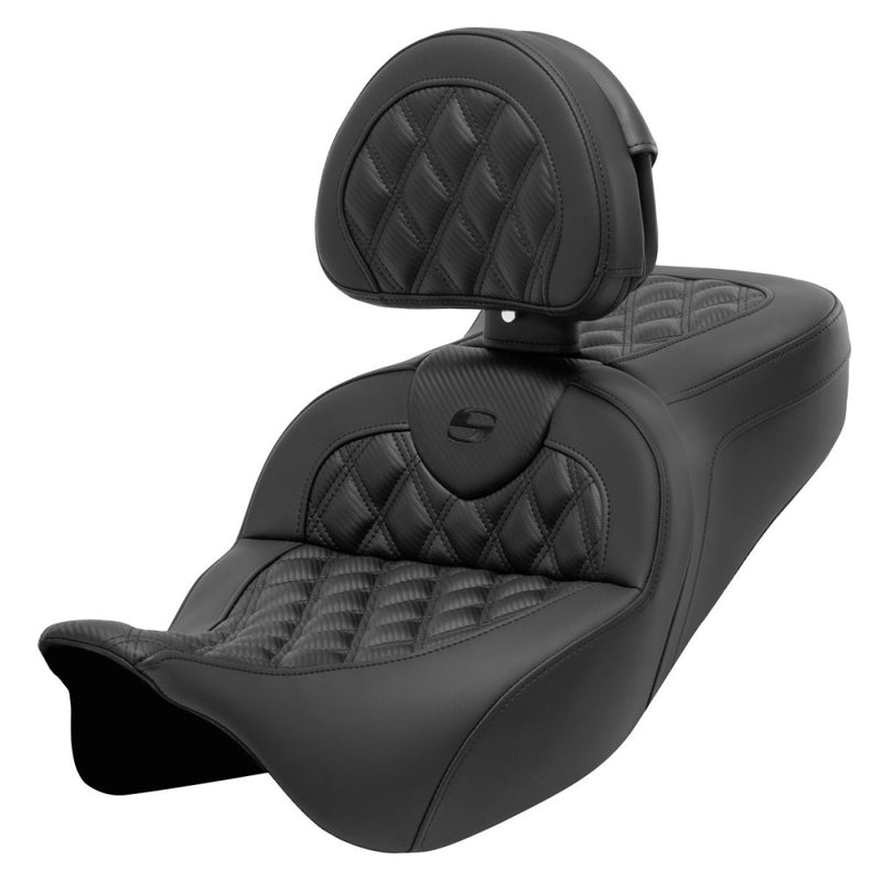 Saddlemen Roadsofa Lattice Stitch Sitz für Harley