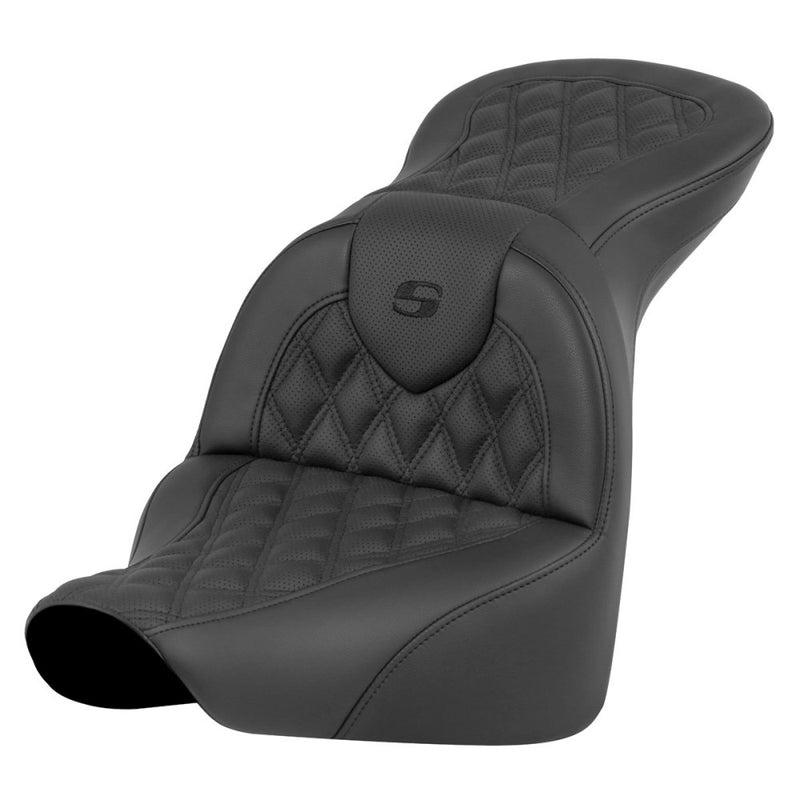 Saddlemen Roadsofa Lattice Stitch Sitz für Harley