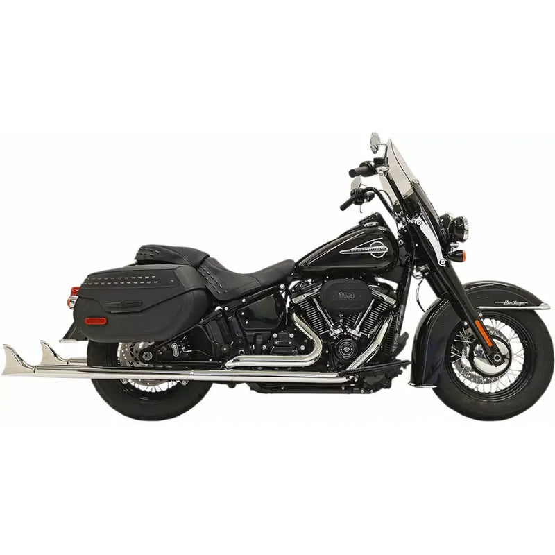 Bassani Fishtail True Dual Auspuffanlage für Harley