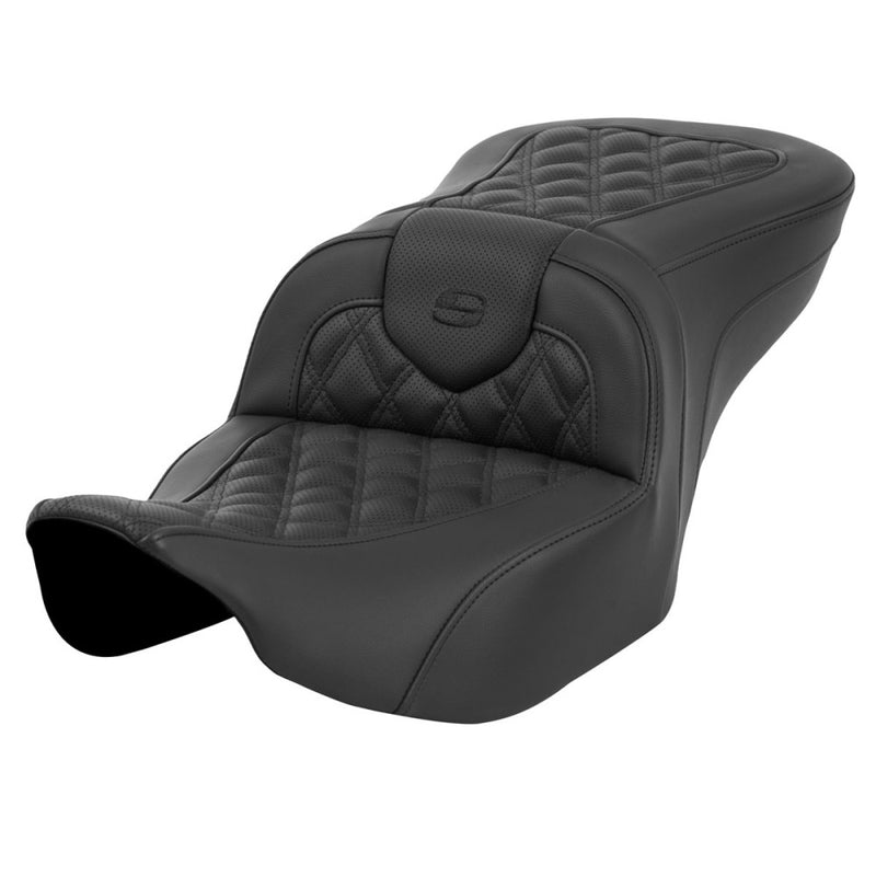Saddlemen Roadsofa Lattice Stitch Sitz für Harley