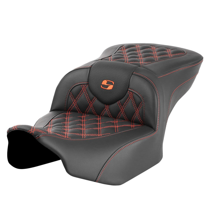 Saddlemen Roadsofa Lattice Stitch Sitz für Harley