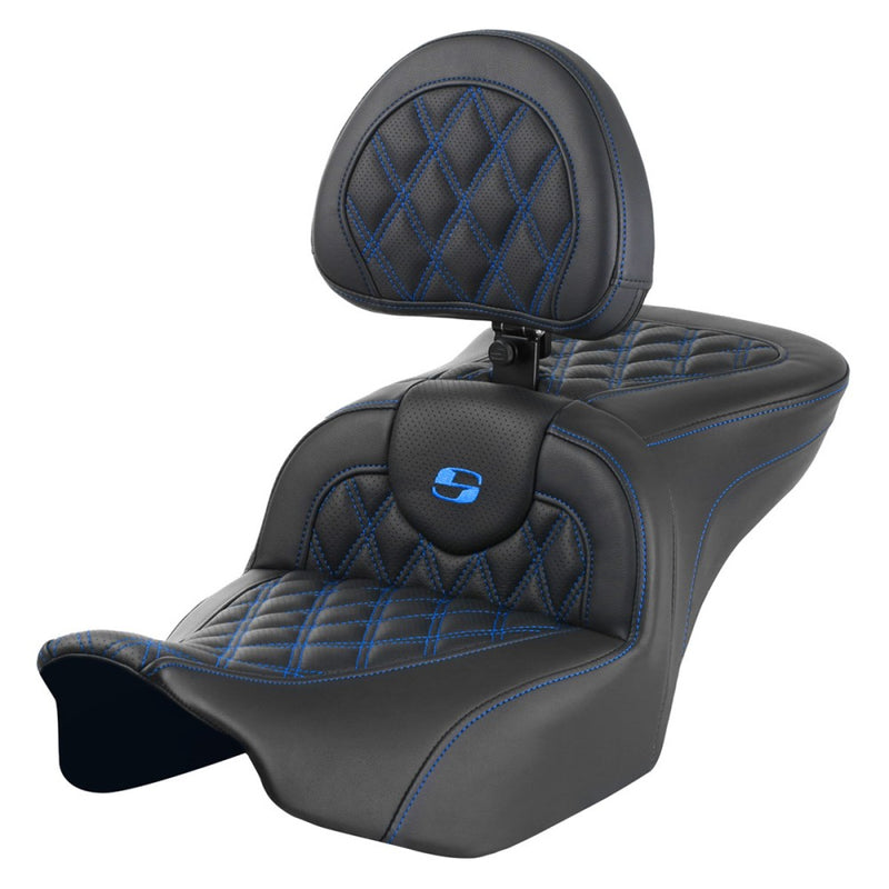 Saddlemen Roadsofa Lattice Stitch Sitz für Harley