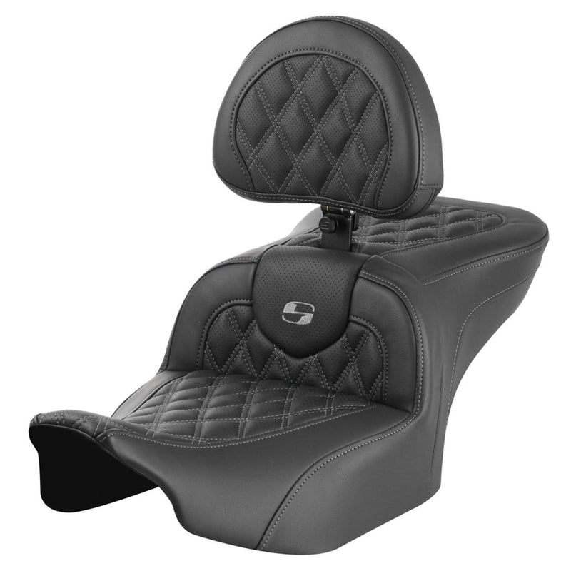 Saddlemen Roadsofa Lattice Stitch Sitz für Harley