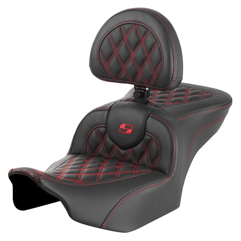 Saddlemen Roadsofa Lattice Stitch Sitz für Harley