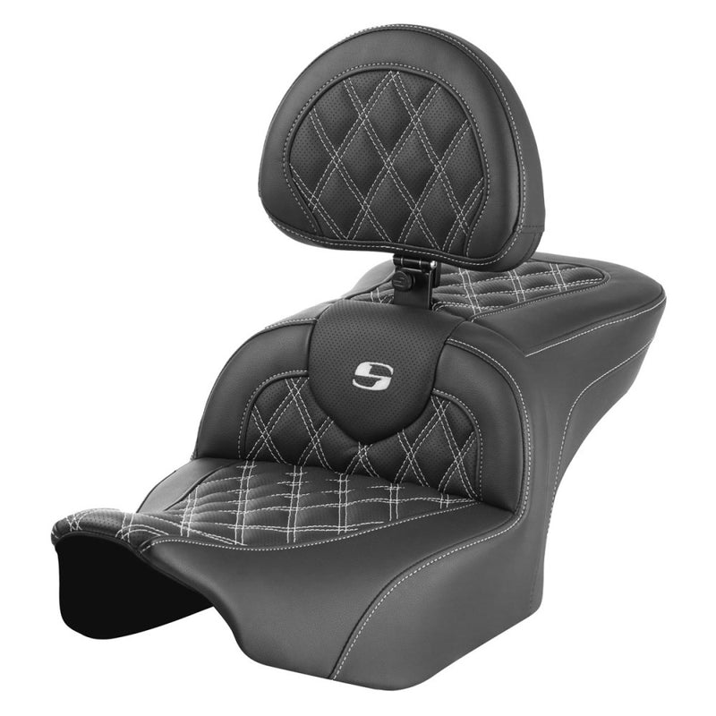 Saddlemen Roadsofa Lattice Stitch Sitz für Harley
