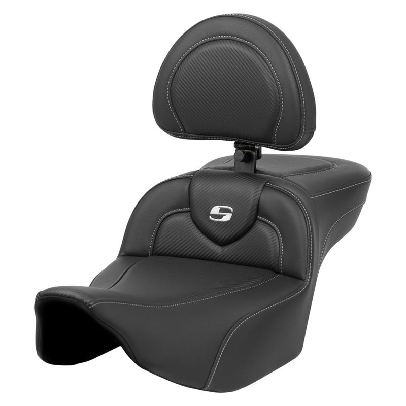 Saddlemen Roadsofa Extended Reach Plain Sitz für Harley
