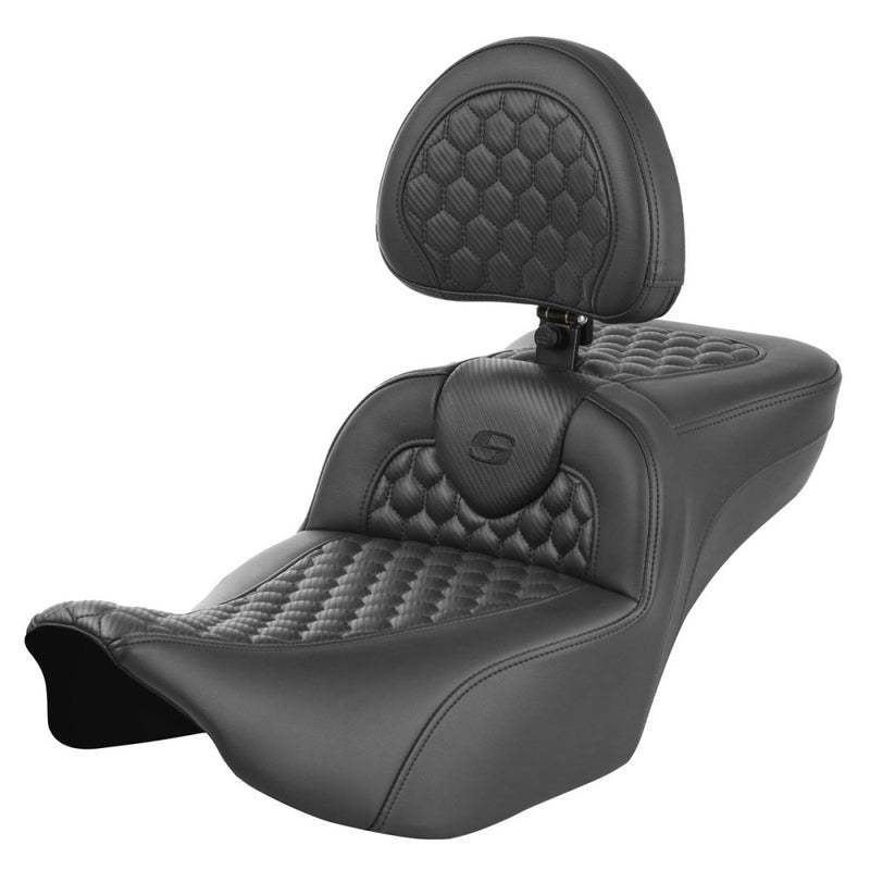 Saddlemen Roadsofa Extended Reach Wabensitz für Harley