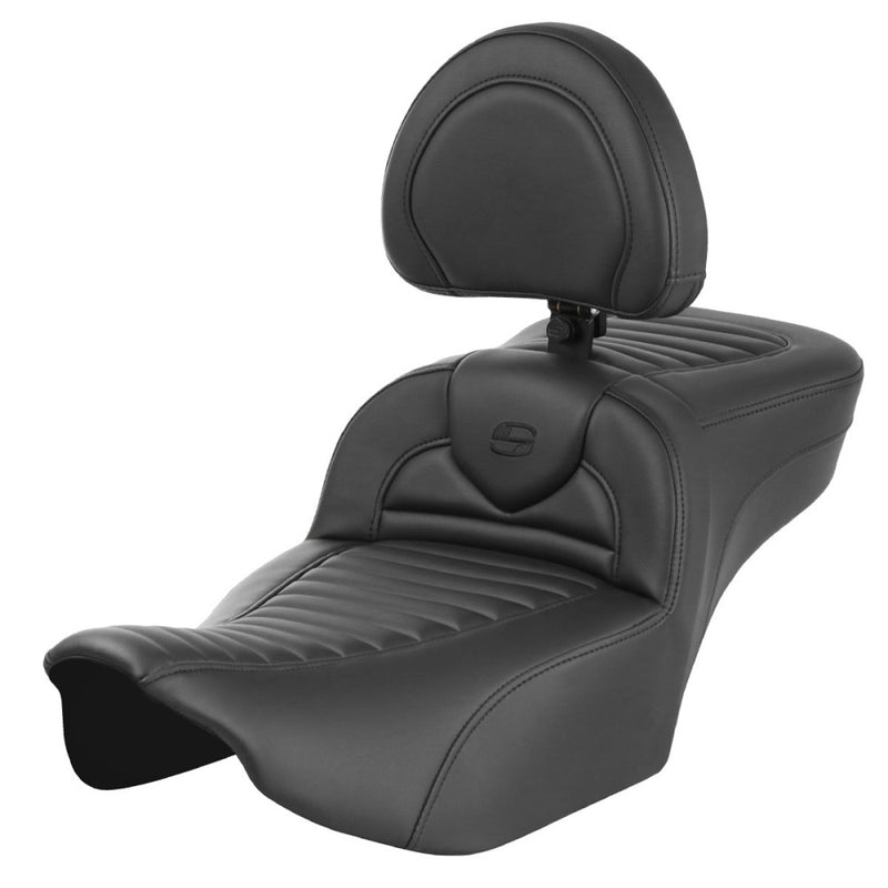 Saddlemen Roadsofa Extended Reach Tuck-n-Roll Sitz für Harley