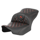 Saddlemen Roadsofa Lattice Stitch Sitz für Harley