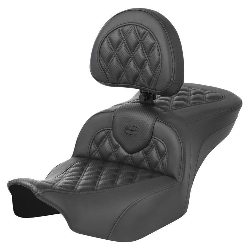 Saddlemen Roadsofa Lattice Stitch Sitz für Harley