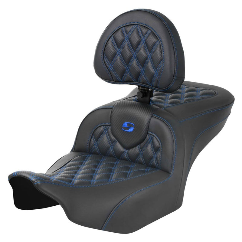 Saddlemen Roadsofa Lattice Stitch Sitz für Harley