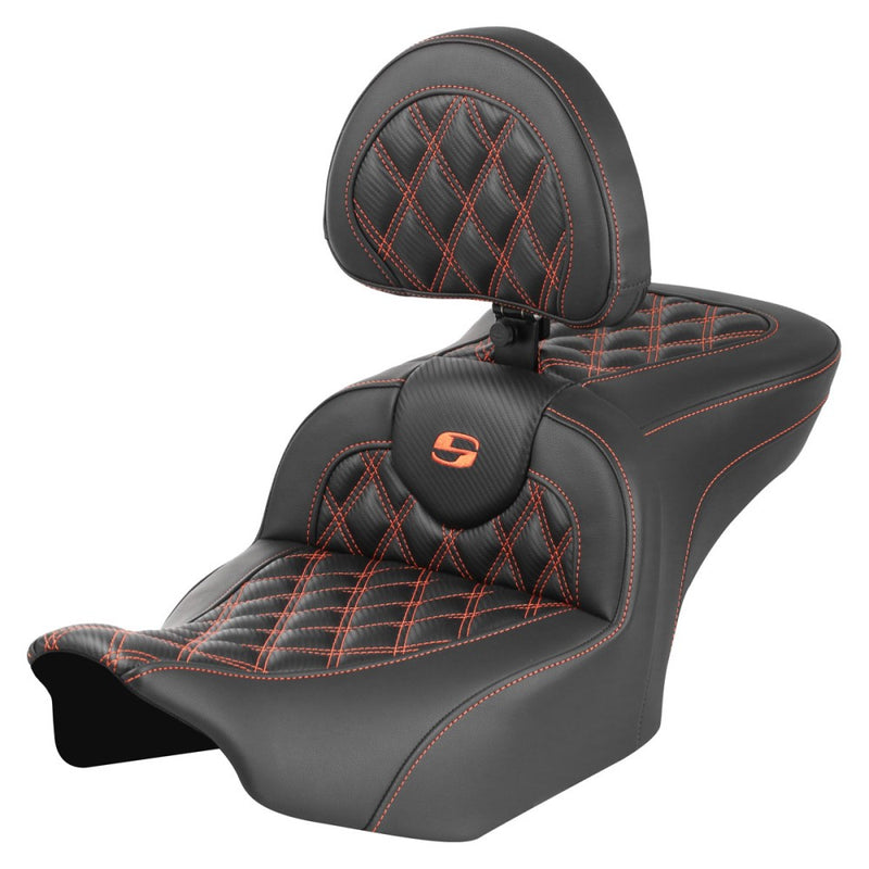 Saddlemen Roadsofa Lattice Stitch Sitz für Harley
