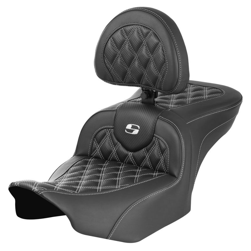 Saddlemen Roadsofa Lattice Stitch Sitz für Harley