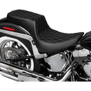 Drag Specialties Performance Predator 2-Up-Sitz für Harley